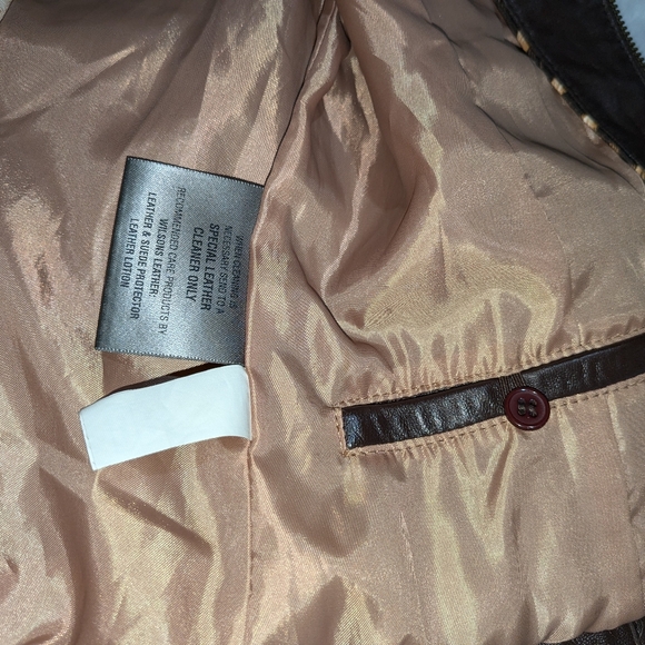 Wilson's Leather Women's Small Brown Jacket - Picture 5 of 9